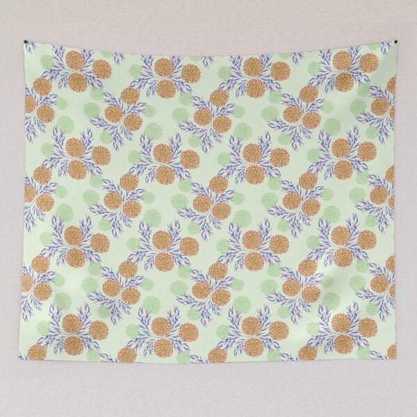 Item preview, Zinnia Flower - LightGreen designed and sold by JaselviiStudio.