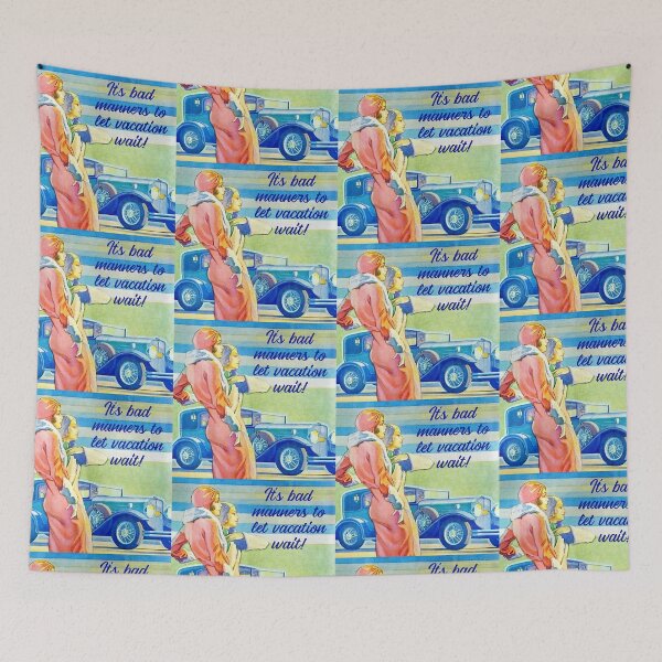 Item preview, It's Bad Manners to Let Vacation Wait! Traveler Gift designed and sold by SSustainable.