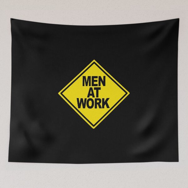 Item preview, Men At Work Road Sign designed and sold by metropol.