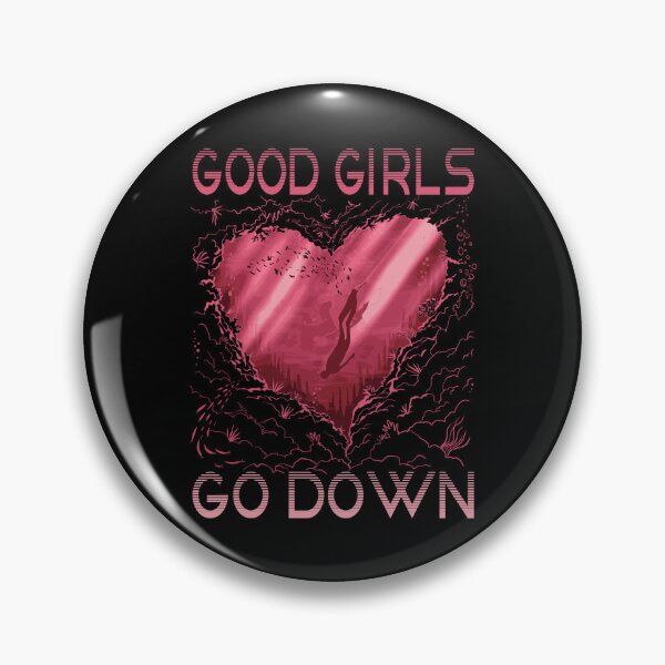 Item preview, Freediving Apnea Diver Good Girls Go Down designed and sold by Shirtey.