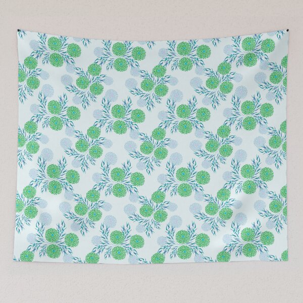 Item preview, Zinnia Flower - LightBlue designed and sold by JaselviiStudio.
