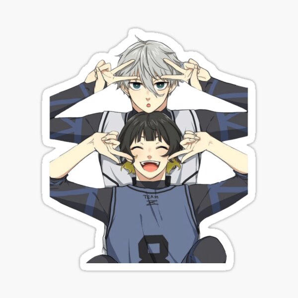 Blue Lock Anime Sticker Bachira Meguru Nagi Seishiro Cartoon