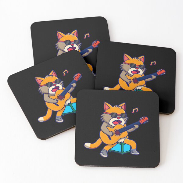 Item preview, Cat Playing Guitar Hydro designed and sold by elisarasada.