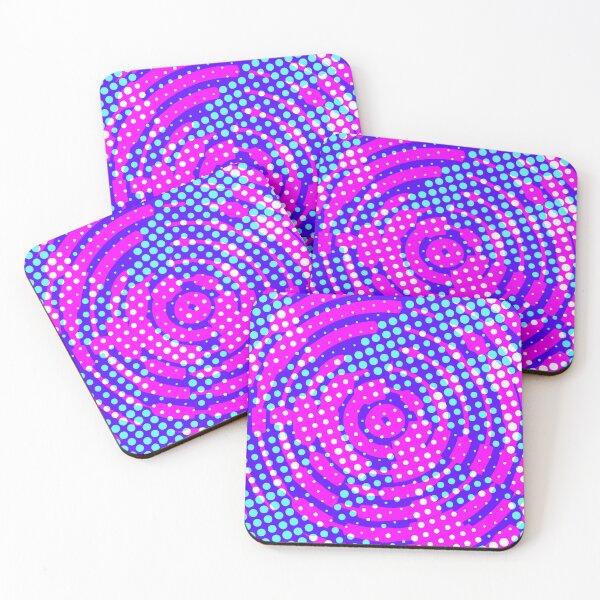 Item preview, Spiral and dots - blue version designed and sold by Katarina Spiralo.