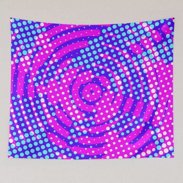 Item preview, Spiral and dots - blue version designed and sold by Katarina Spiralo.