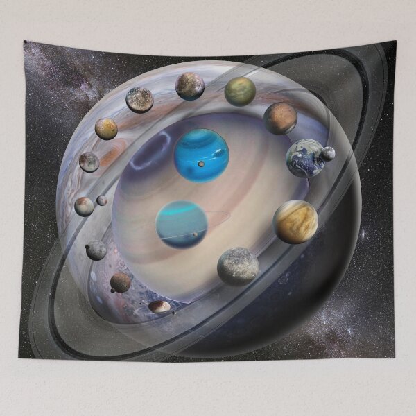 Item preview, Planets To Scale (histogram scale) designed and sold by Pablo Carlos Budassi.