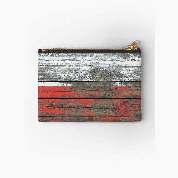 Item preview, Flag of Poland on Rough Wood Boards Effect designed and sold by JeffBartels.