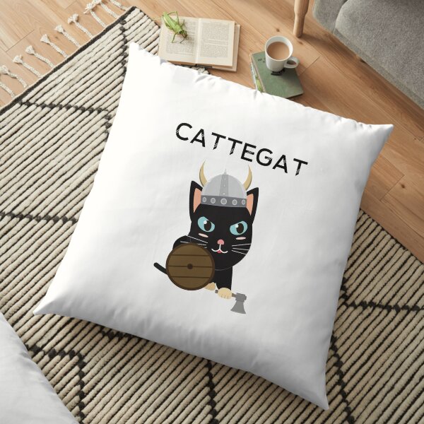 Vikings in Kattegat Floor Pillow