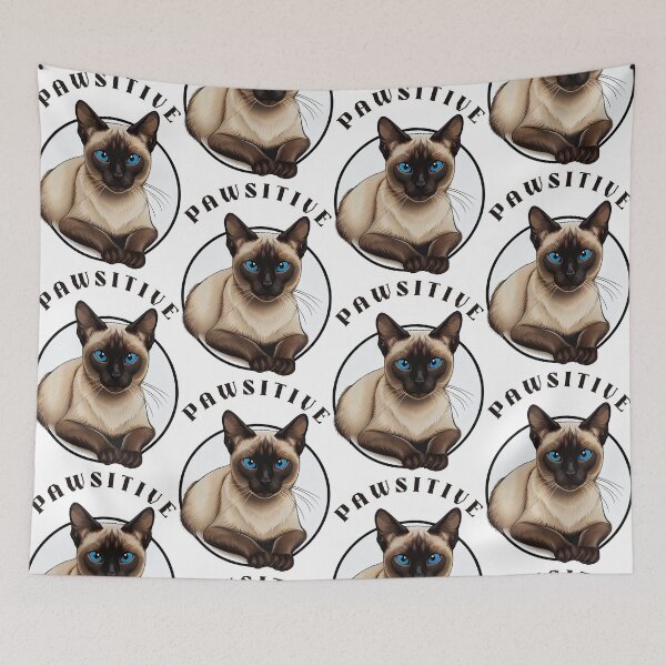 Item preview, Pawsitive paws and positive Siamese designed and sold by Imadelhad.