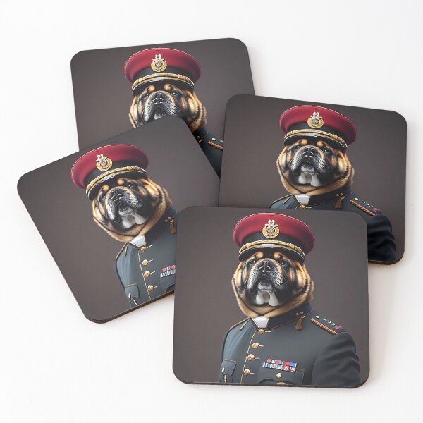 Item preview, Dashing Dogs: Canines in Stylish Uniform Art designed and sold by artmanikin.