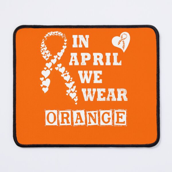 Item preview, In April We Wear ORANGE designed and sold by Deco-Design.
