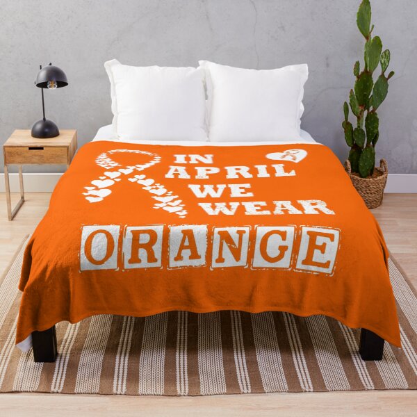 Item preview, In April We Wear ORANGE  designed and sold by Deco-Design.