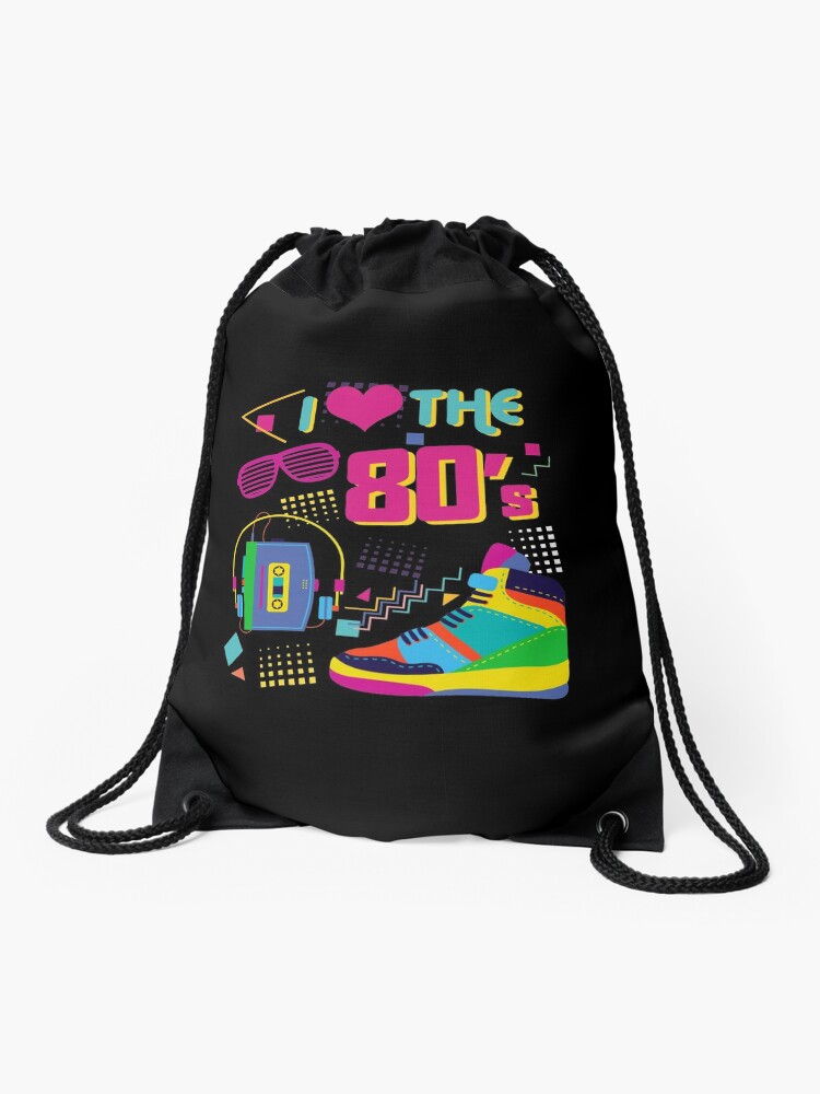 I Love the 80s, 80s theme gift, 80s neon tshirt