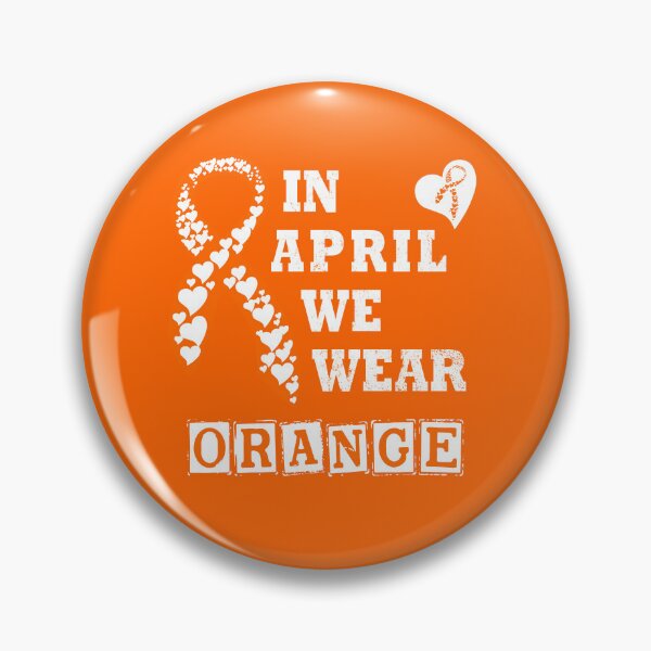 Item preview, In April We Wear ORANGE  designed and sold by Deco-Design.