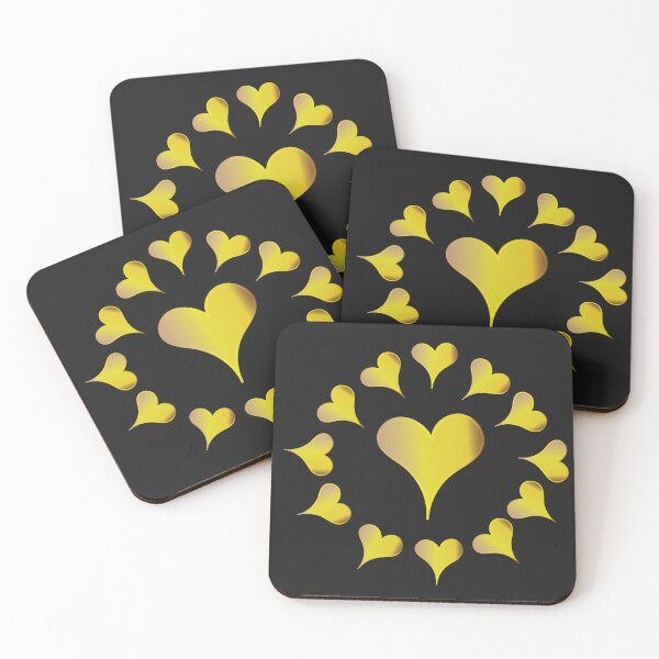 Item preview, Golden Clock Love Hearts designed and sold by PattersArt.