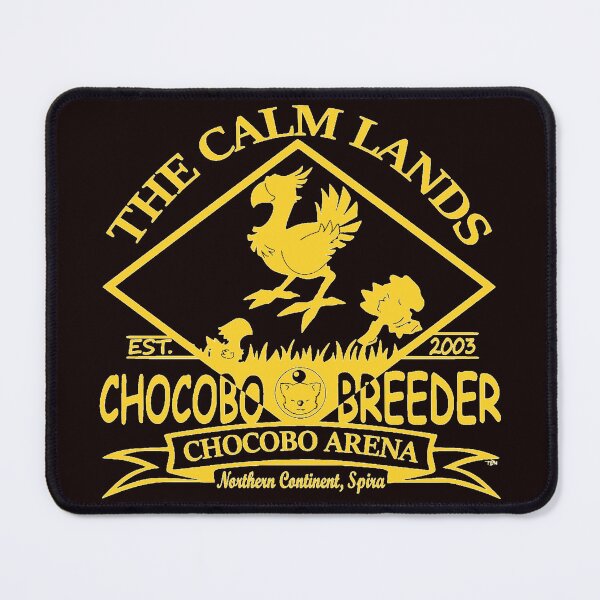 Item preview, The Calm Lands Chocobo Arena (yellow) designed and sold by SuperNerdyfan.