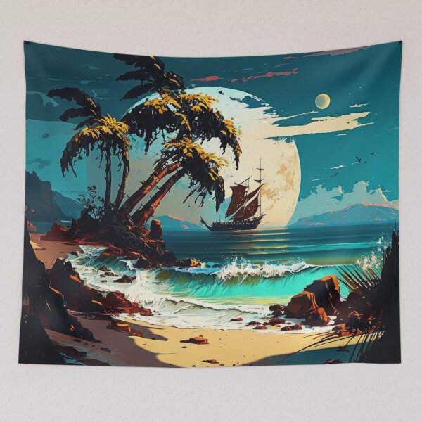 Item preview, Paysage marin. v10 designed and sold by Harbaween.