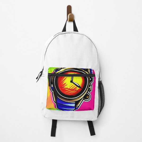 Item preview, Blue watch with warm color gradient, square format designed and sold by Flairh-Art.