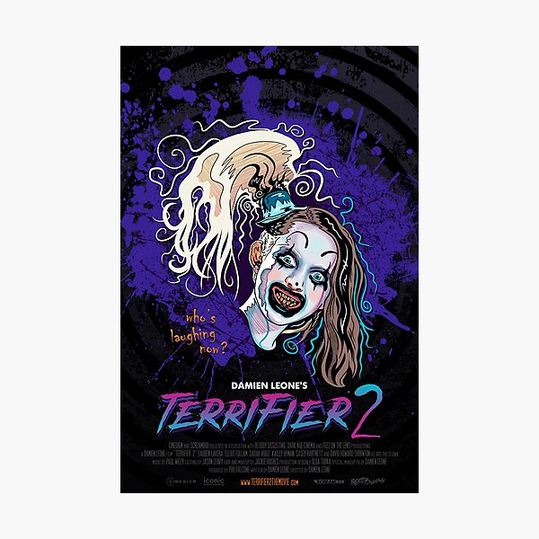 Item preview, Terrifier 2 Little Pale Girl Art The Clown Alternative Horror Movie Poster designed and sold by BetterDaze.