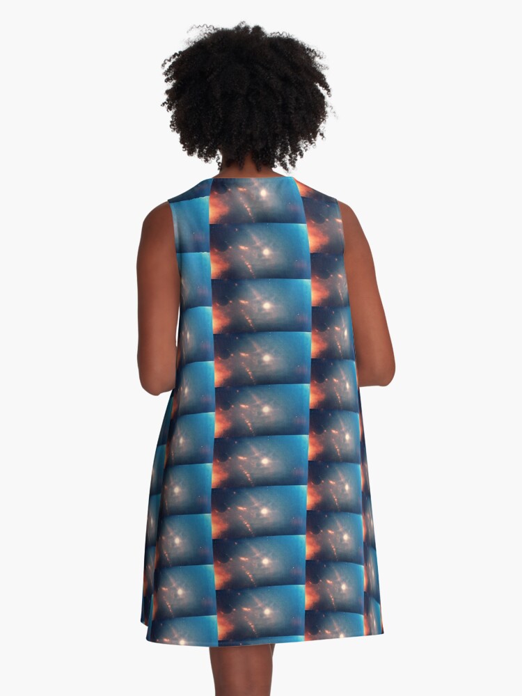 Thumbnail 3 of 4, A-Line Dress, All Through The Night designed and sold by kinkatstyle.