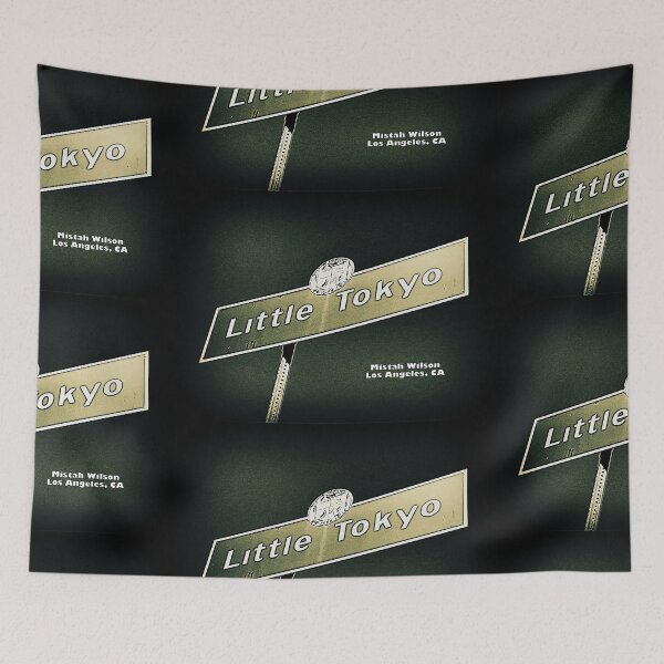 Item preview, Little Tokyo, Los Angeles, California by Mistah Wilson designed and sold by The Street Sign Store.