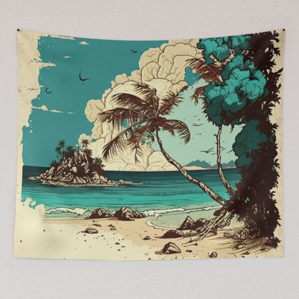 Item preview, Paysage marin. v11 designed and sold by Harbaween.