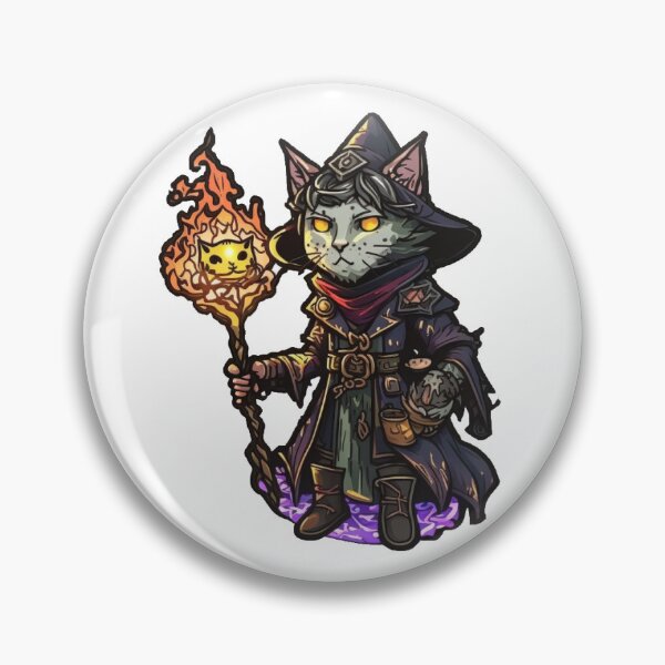 Item preview, Cute Cat Warlock Sticker designed and sold by DaydreamDepot.