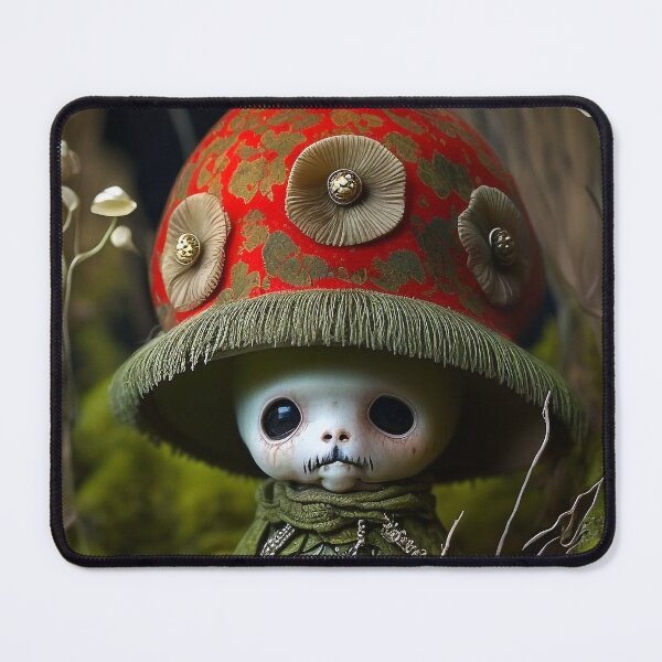 Item preview, Dead Fairy Red i - mushroom fairy in the garden, mythical creature designed and sold by ThatFeeling.