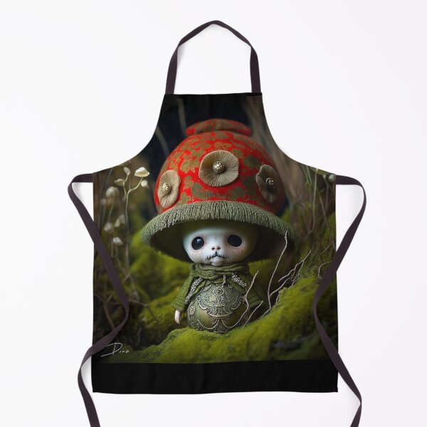 Item preview, Dead Fairy Red i - mushroom fairy in the garden, mythical creature designed and sold by ThatFeeling.