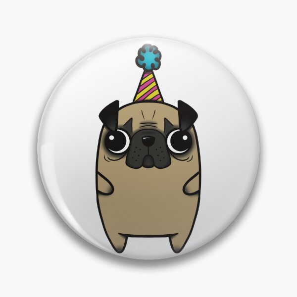Item preview, Party Pug designed and sold by Wubsys.