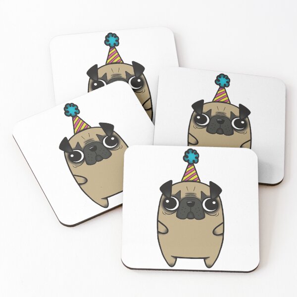 Item preview, Party Pug designed and sold by Wubsys.