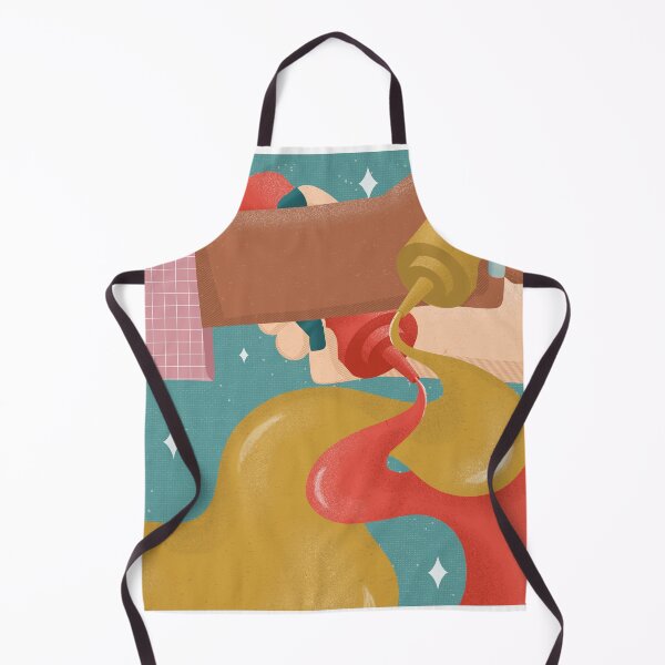 Item preview, Mustard & Ketchup illustration designed and sold by LucyFaulke.