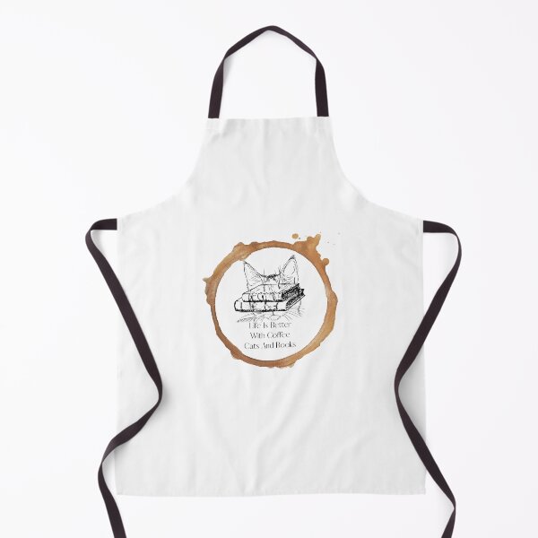 Item preview, Life Is Better With Coffee Cats And Books designed and sold by Polmack ⭐⭐⭐⭐⭐.