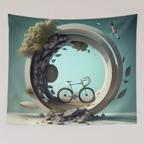 Item preview, Bike in harmony with nature designed and sold by SMILE88.
