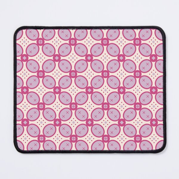 Item preview, Moroccan Red, Purple, Pink Tiles Pattern Illustration,Circle Floral, Mediterranean Style designed and sold by Dazzline Designs.