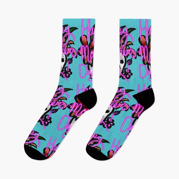 Item preview, Mother’s Day neon skull and flowers designed and sold by SepiaWinchester.