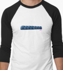 Subaru WRX STi generations - V1 Men's Baseball ¾ T-Shirt