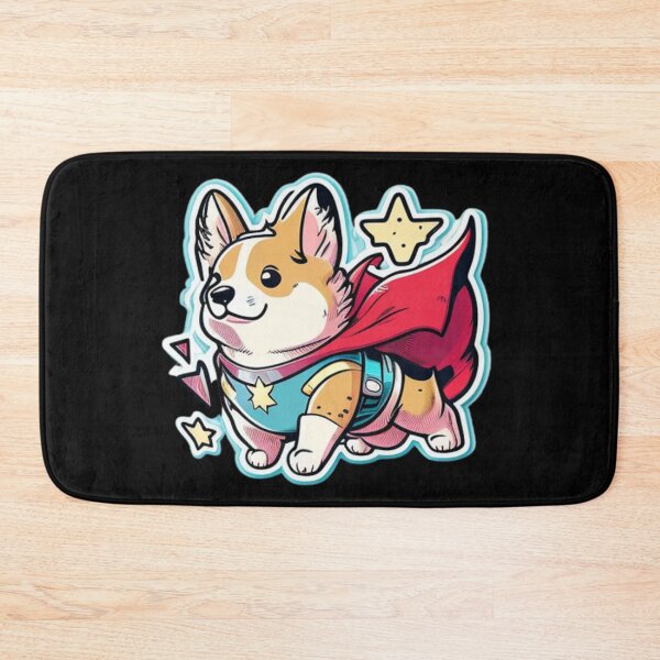 Item preview, Kawaii Corgi Hero - Cute and Courageous Dog Art designed and sold by Akira Miyamoto.