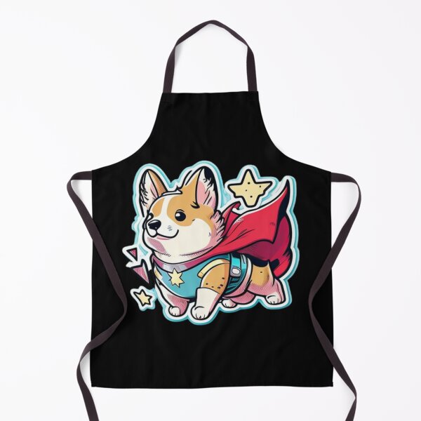 Item preview, Kawaii Corgi Hero - Cute and Courageous Dog Art designed and sold by Akira Miyamoto.