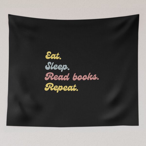 Item preview, Eat, sleep, read books and repeat designed and sold by lubookshop.