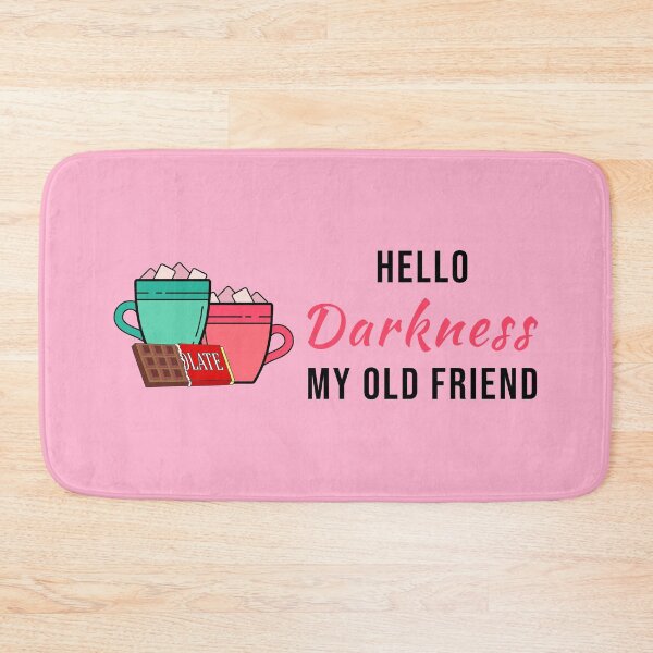 Item preview, Hello Darkness My Old Friend - Food Music Word Pun designed and sold by Graham Baitson.