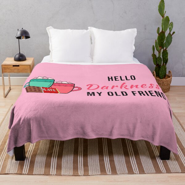 Item preview, Hello Darkness My Old Friend - Food Music Word Pun designed and sold by Graham Baitson.