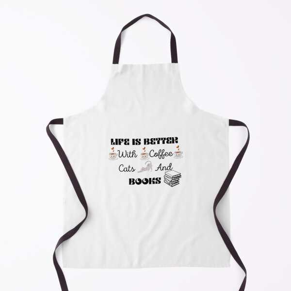 Item preview, Life Is Better With Coffee Cats And Books designed and sold by Polmack ⭐⭐⭐⭐⭐.
