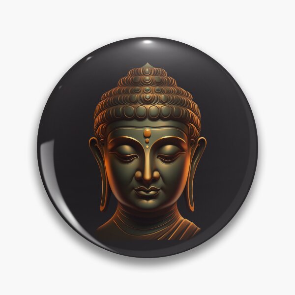 Item preview, Buddha Lovers Unite: Unique AI Generated Buddha Design on Redbubble designed and sold by RetComly.