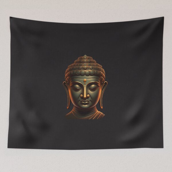 Item preview, Buddha Lovers Unite: Unique AI Generated Buddha Design on Redbubble designed and sold by RetComly.