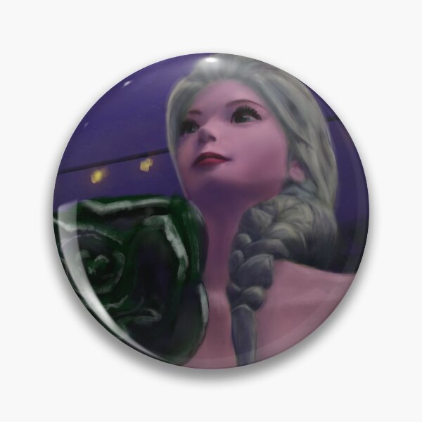 Item preview, fanart portrait of my AION character designed and sold by EmeraldeaArt.