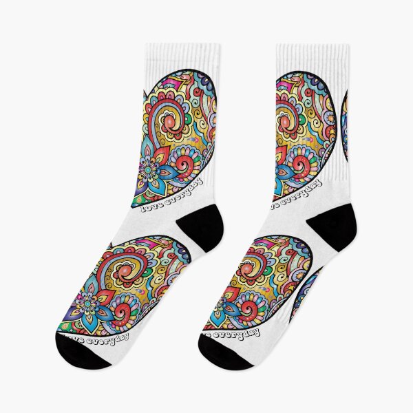 Item preview, Colourful Mandala Heart - Love Everyday designed and sold by CreativNode.