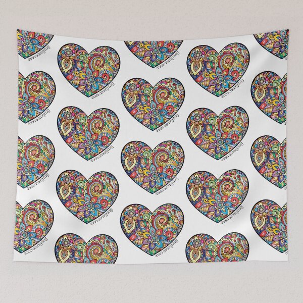 Item preview, Colourful Mandala Heart - Love Everyday designed and sold by CreativNode.