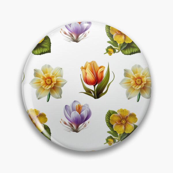 Item preview, Beautiful Colorful Spring Flower Seamless Tile Pattern designed and sold by Gadgetaliciouss.