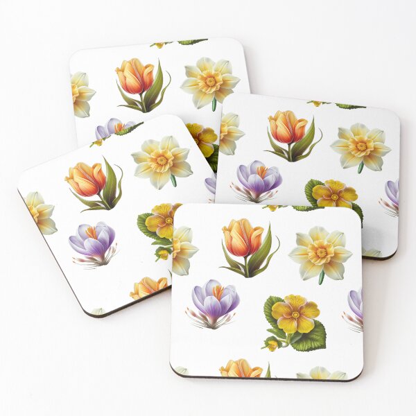 Item preview, Beautiful Colorful Spring Flower Seamless Tile Pattern designed and sold by Gadgetaliciouss.